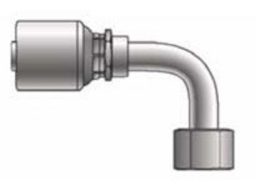 Picture of MegaCrimp - 90° Tube Female SAE Swivel