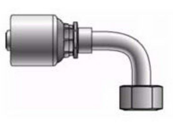 Picture of MegaCrimp - 90° Tube Female BSPP Swivel