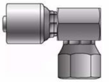 Picture of MegaCrimp - 90° Close Female BSPP Swivel