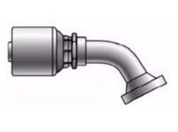 Picture of MegaCrimp - 45° Tube SAE O-Ring Flange Code 61