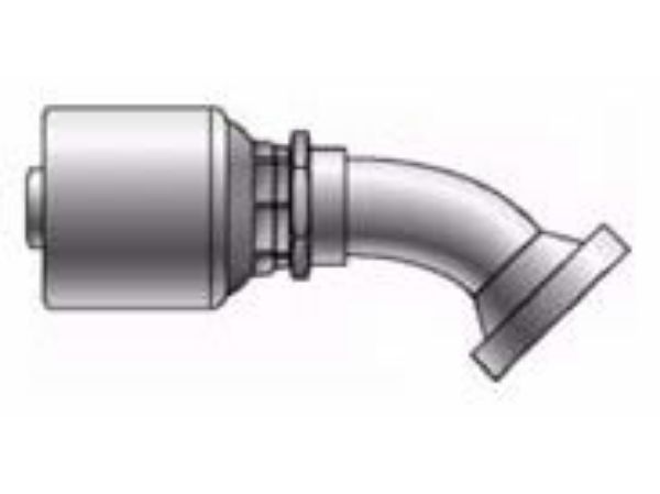 Picture of MegaCrimp - 45° Tube Komatsu O-Ring Flange