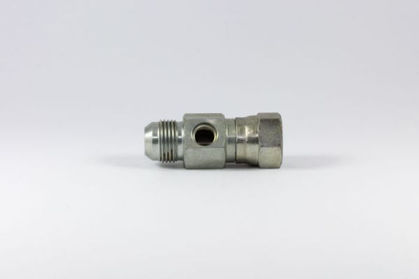 Picture of C27G- M/F JIC x JIC with 7/16" UNO Gauge Point