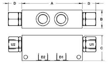 Picture of VBPDL - Double Pilot Operated Check Valve Series