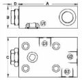 Picture of VBPSF - Single Pilot Operated Check Valve Manifold Mount Series