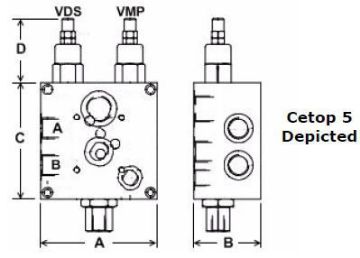 Picture of VEP/FL - High-Low Unloading Valve - CETOP Mount Series