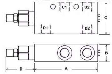 Picture of VOSL/X1116 - Single Counter-Balance Valve Series