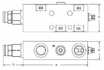 Picture of VOSL/X1516 - Single Counter-Balance Valve Series