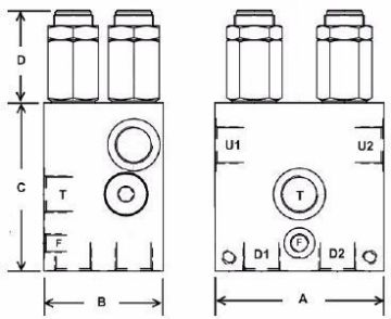 Picture of VABAL/SF - Motion Control Valve + Anti-Cavitation & Brake Shuttle Series