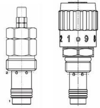 Picture of PU - Pressure Compensated Flow Control Cartridge Series