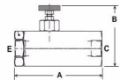 Picture of VPR/2/RL/EX - Pressure Compensated Flow Control with Reverse Free Flow In-Line Valve Series