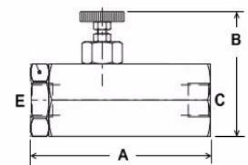 Picture of VPR/2/RL/EX - Pressure Compensated Flow Control with Reverse Free Flow In-Line Valve Series