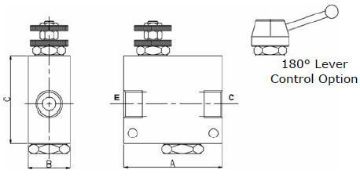 Picture of VPR/2/U - Pressure Compensated Flow Control In-Line Valve Series