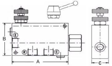 Picture of VPR/3/EP - Pressure Compensated Flow Control In-Line Valve Series