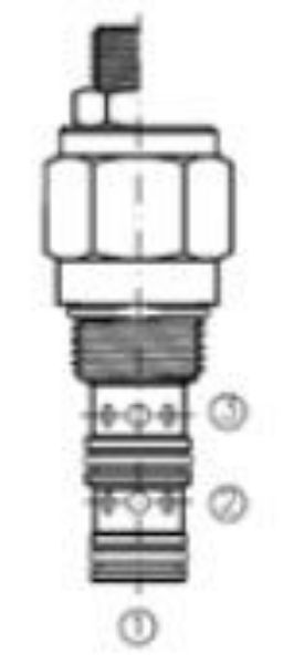 Picture of BFCV - Flow Control Valve Pressure Compensated Fixed Orifice Priority Type