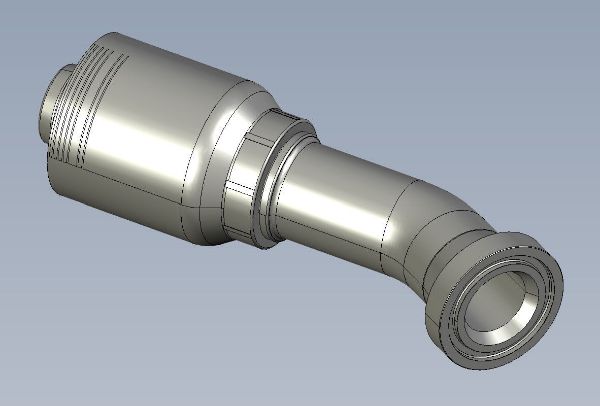 Picture of Global Series Max - 30° Tube SAE O-Ring Flange Code 61