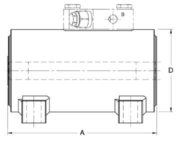 Picture of RP Series Foot Mounted Rotary Actuator